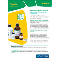 Supelco® SmartChemicals pour améliorer vos procédures de titration