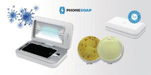 Surface cleaner for smart phones, PhoneSoap