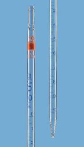 Graduated pipettes, BLAUBRAND®, type 1, Class AS, partial delivery, with DAkkS certificate