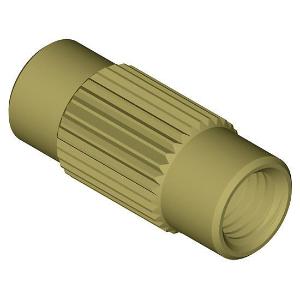 Threaded adaptor, natural, PEEK