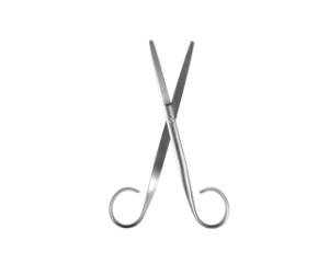 Scissor straight round