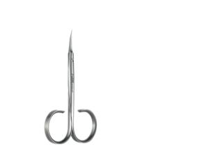 Microscissor curved sharp pointed