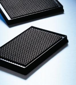 Clear bottom, black and white, polystyrene microplates, 384-well, Corning®