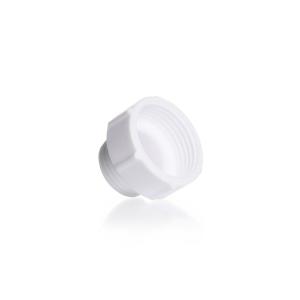 GL 45 thread adaptor, PTFE, white