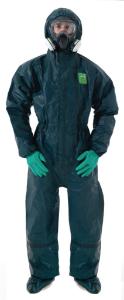 Chemical resistant overalls, with integrated socks, Microchem® 4000, model 122