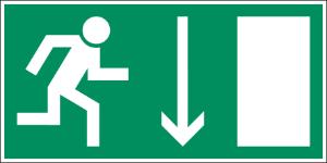 Picto emergency exit arrow