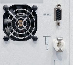 Standard issue RS 232 interface for system integration into processes