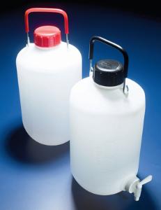 Aspirator bottles, narrow mouth, HDPE, Azlon®