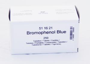 pH indicator, bromophenol blue tablets