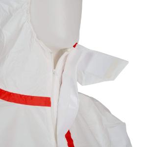 Coverall 4565 white type 4/5/6 size L