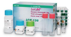 Test kits, photométrique, Azote total (Laton), cuvettes test LCK