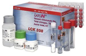 Test kits, photométrique, Azote total (Laton), cuvettes test LCK