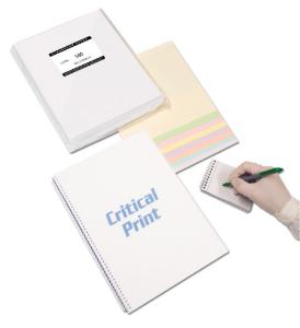 Cleanroom spiral notebooks