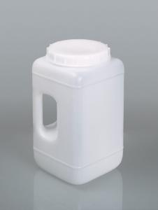 Container, wide neck, HDPE, 4400 ml