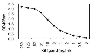 Sandwich ELISA using KT118 coated plate and HRP conjugated KT117