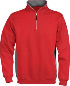 Half zip sweatshirt