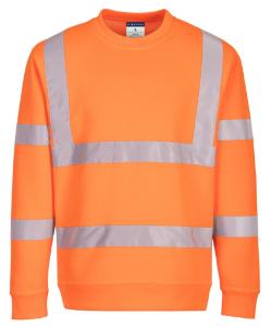 Eco Hi-Vis sweatshirts, orange