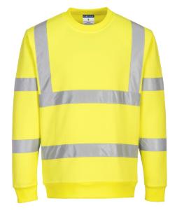 Eco Hi-Vis sweatshirts, yellow