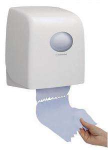 Dispenser for hand towel rolls, AQUARIUS* SLIMROLL*