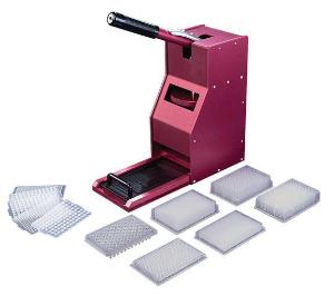 Manual compression sealer for AxyMat™ sealing mats, Axygen® EASY PRESS