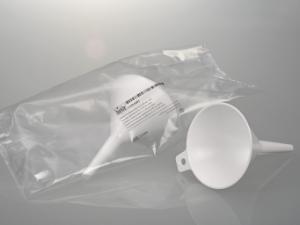 Liquid funnel PS white indiviudally packaged