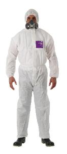 Industrial overall, white