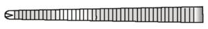 Pinces presse-tubes, type Kocher (Ochsner) et Pean