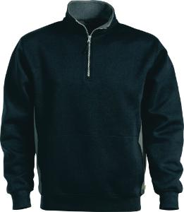 Sweatshirt with zipper