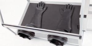 Glove box, anti-static, with transfer chamber, BOLA