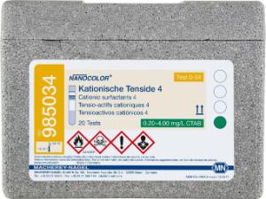 Tube test NANOCOLOR Cationic surfactants&nbsp;4