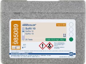 Tube test NANOCOLOR sulphite&nbsp;10