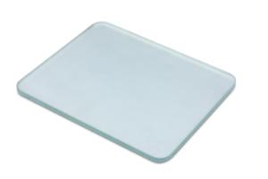 Frosted glass plate