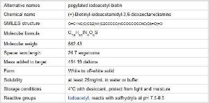 Pierce™, EZ-Link™ Sulfhydryl Reactive Biotinylation Reagents