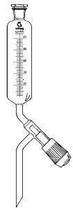 Separating funnels, cylindrical