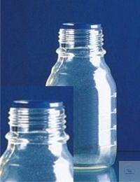 Laboratory bottles, narrow neck, with thread