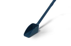 Metal and X-ray detectable long handle scoop