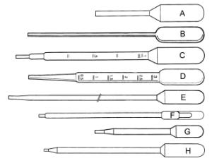 Pasteur pipettes, PE