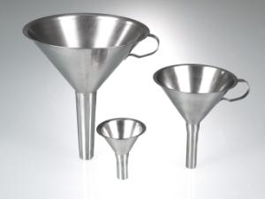 Funnel, stainless steel