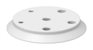 Flat flange lid, PTFE, DN 150, Type 1