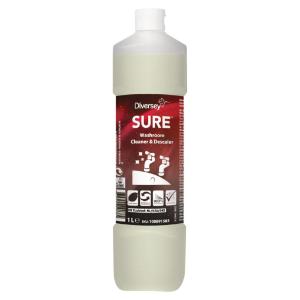 SURE washroom cleanerandDesc. 6×1 L