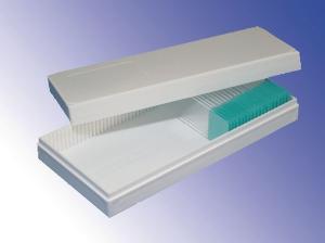 Boîte pour lames de microscopie