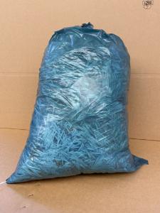 Bag waste, blue