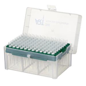 Filtered pipette tips hinged rack