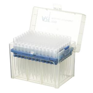 Filtered pipette tips hinged rack