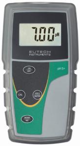 pH/mV/°C meters, handheld, Eutech pH 5+ / pH 6+