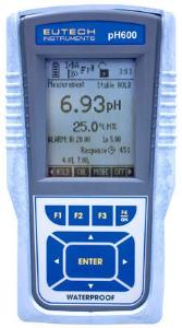 pH/mV/°C meters, handheld, Eutech CyberScan pH 600 / 610 / 620