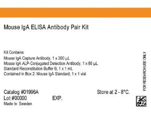 Mouse IgA ELISA antibody Pair kit