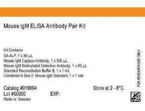 Mouse IgM ELISA antibody Pair kit