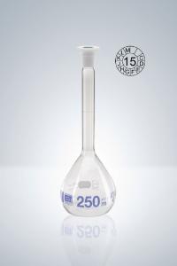 Volumetric flasks, class A, blue markings, USP or DKD certified