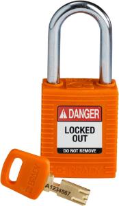 Padlock nylon orange 38ST